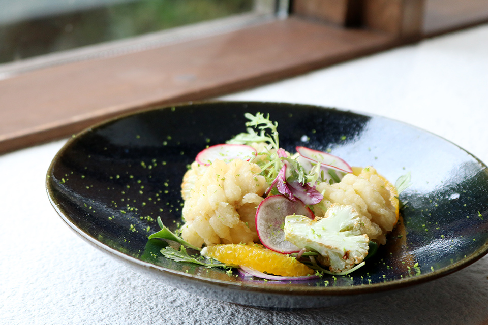 鱧サラダ柚子胡椒仕立て